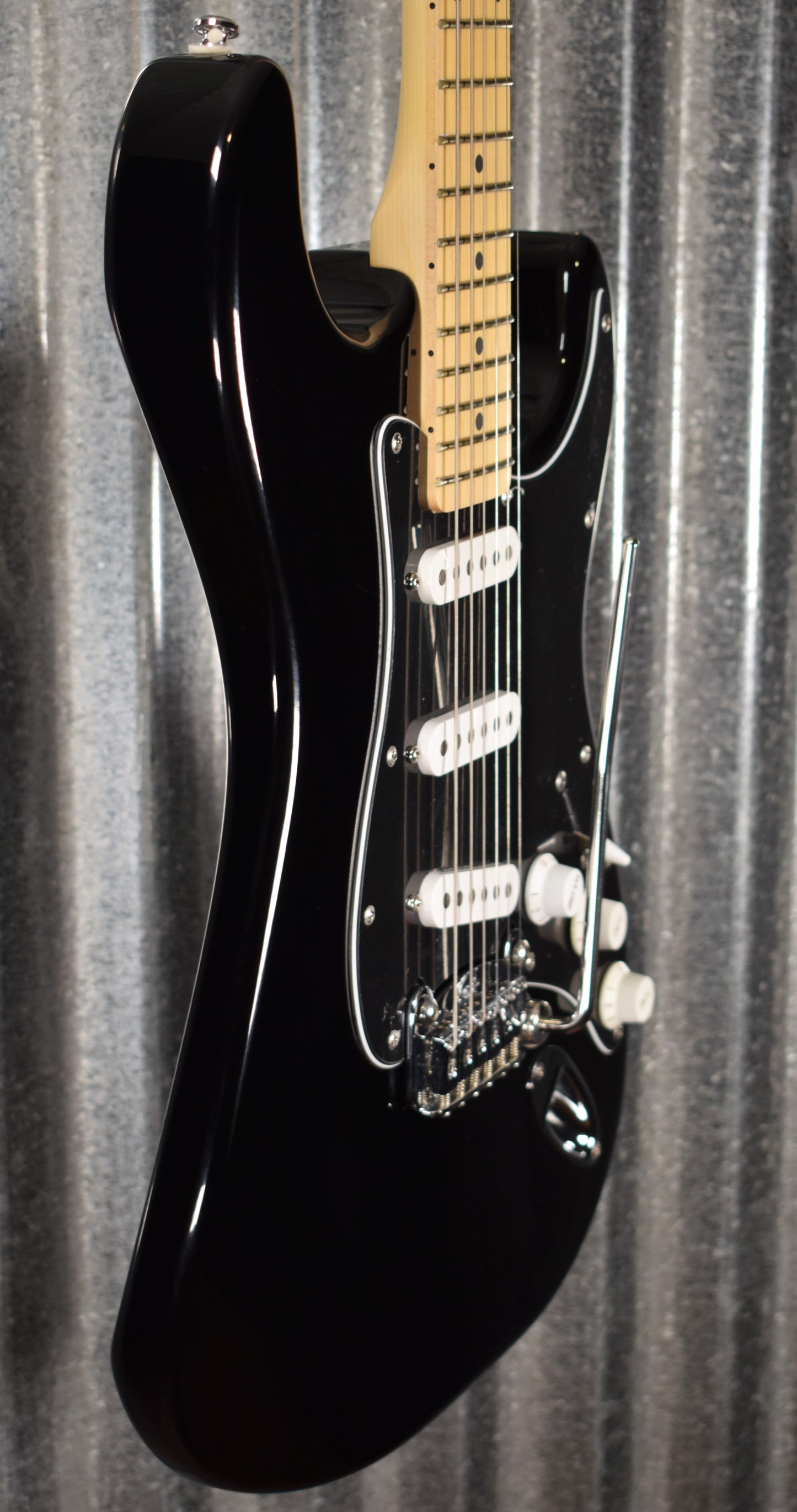 G&L Tribute Legacy Poplar Gloss Black Guitar #3418 Demo