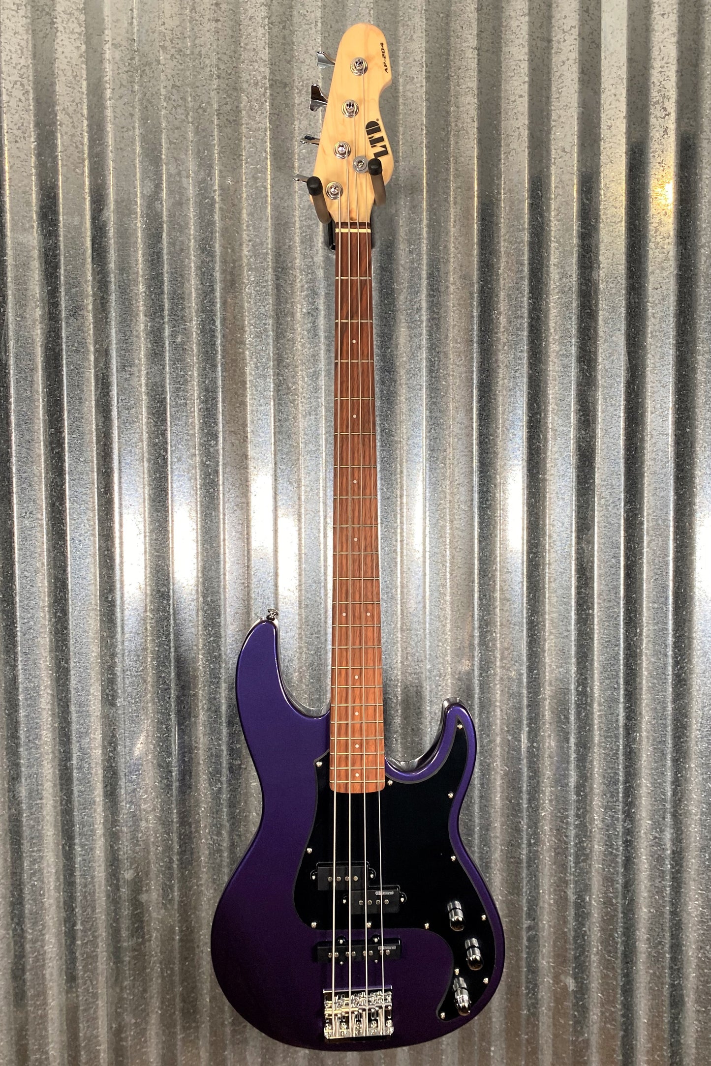 ESP LTD AP-204 4 String Bass PJ Dark Metallic Purple & Bag LAP204DMP #0843 Used