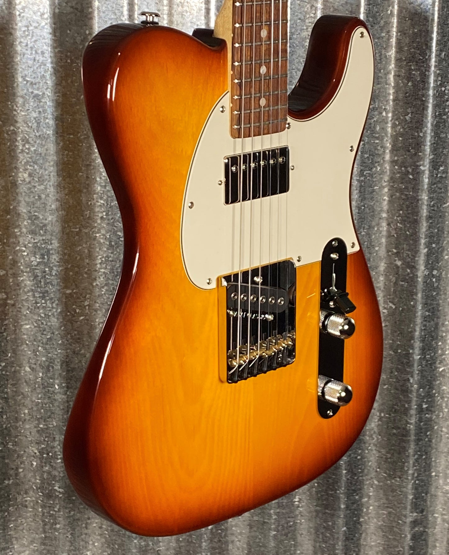 G&L USA 2021 Fullerton Deluxe ASAT Classic Bluesboy Old School Tobacco Sunburst Guitar & Bag #4096 Used