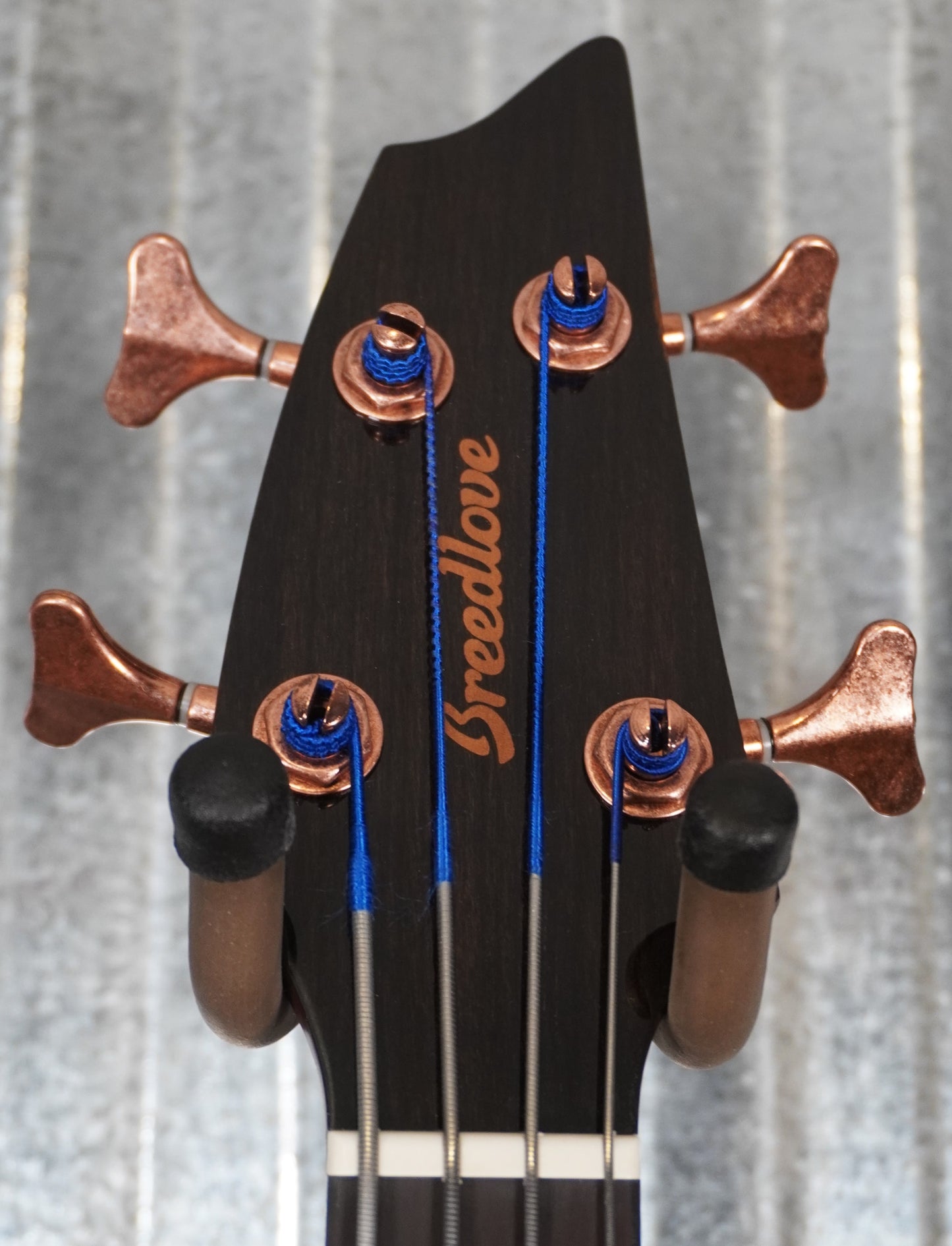 Breedlove Pursuit Exotic S Concerto Amber Acoustic Electric Fretless Bass CE Myrtlewood #4462