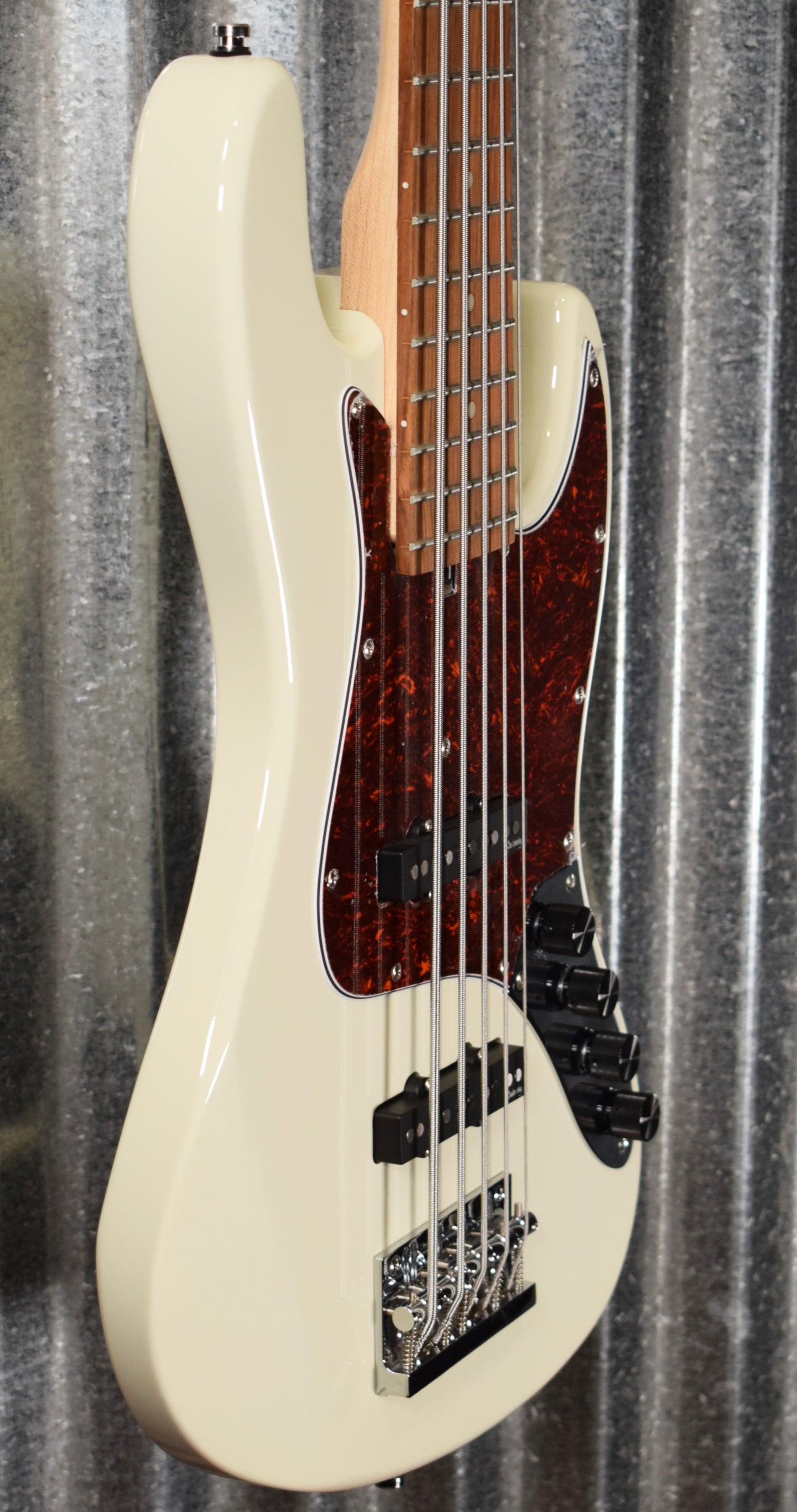Sadowsky Design RSD Metro Express Vintage JJ 5 String Bass Olympic White & Bag B Stock #2220