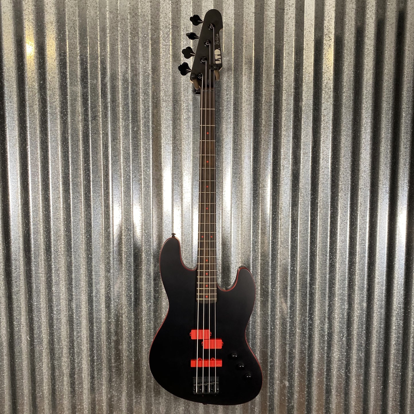 ESP LTD FBJ-400 Frank Bello 4 String Bass EMG PJ Black Satin #0333 Used