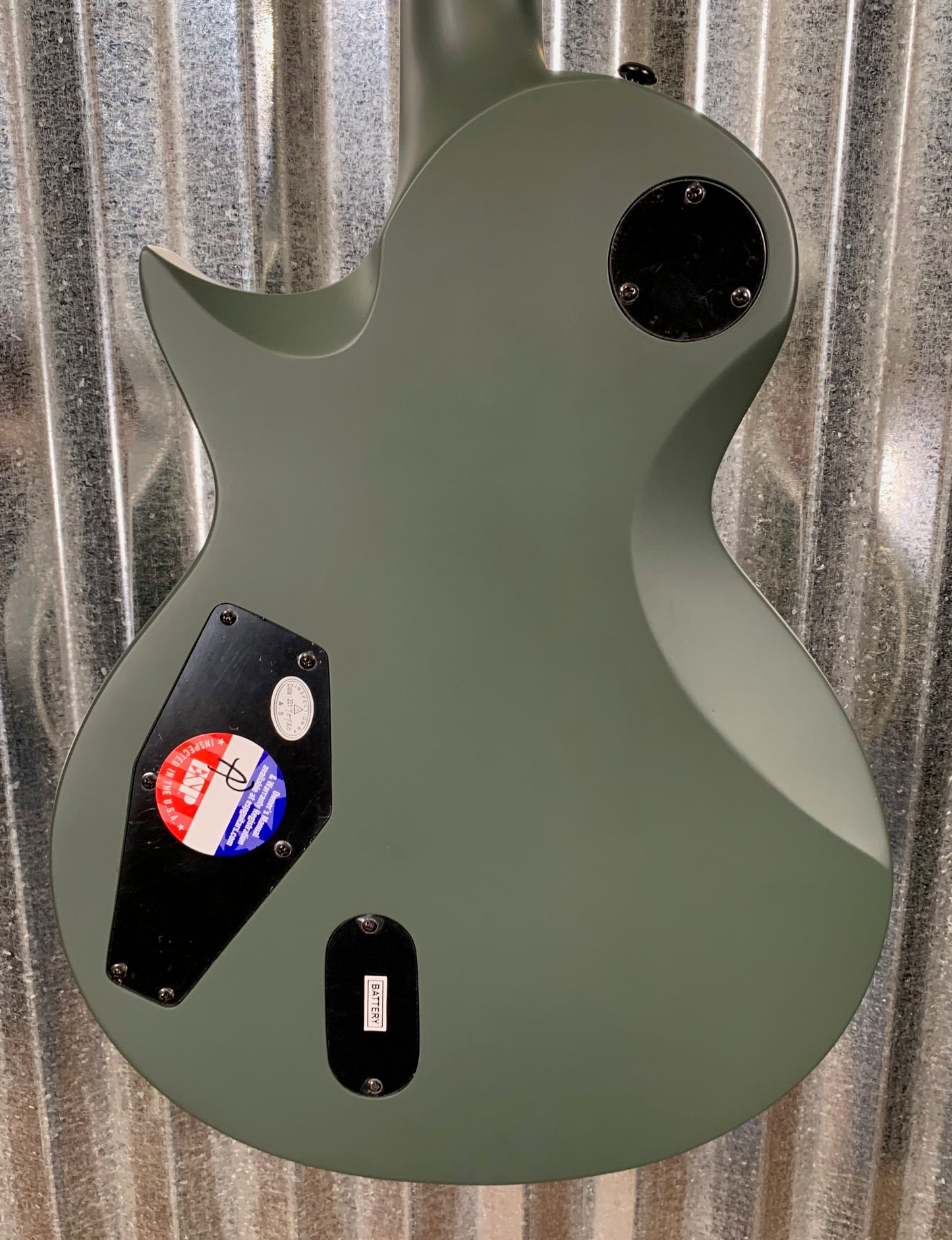 ESP LTD EC-401 Eclipse Military Green Satin Guitar LEC401MGS #1669 Used