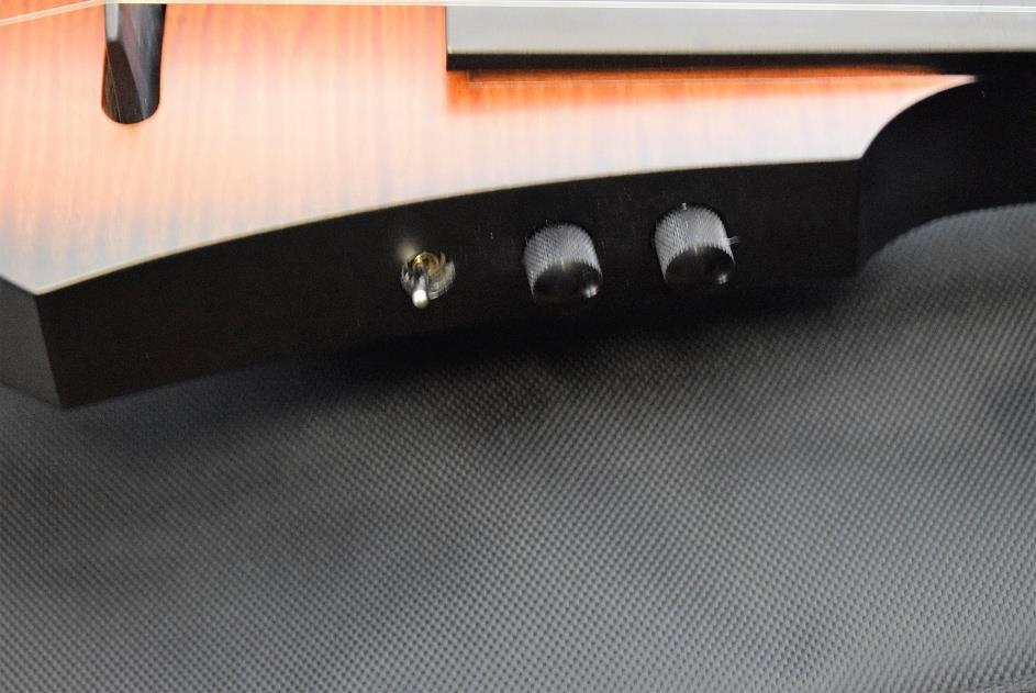 NS Design NXT 4 String Electric Violin Flame Amber Burst  Finish & Case #1349