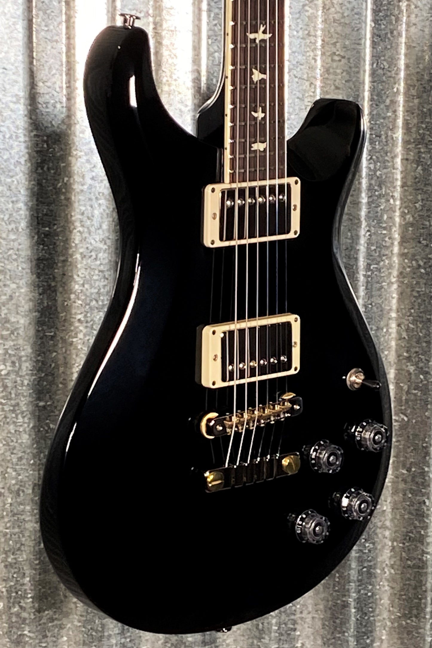 PRS USA S2 McCarty Thinline 594 Black Guitar & Gig Bag #5634