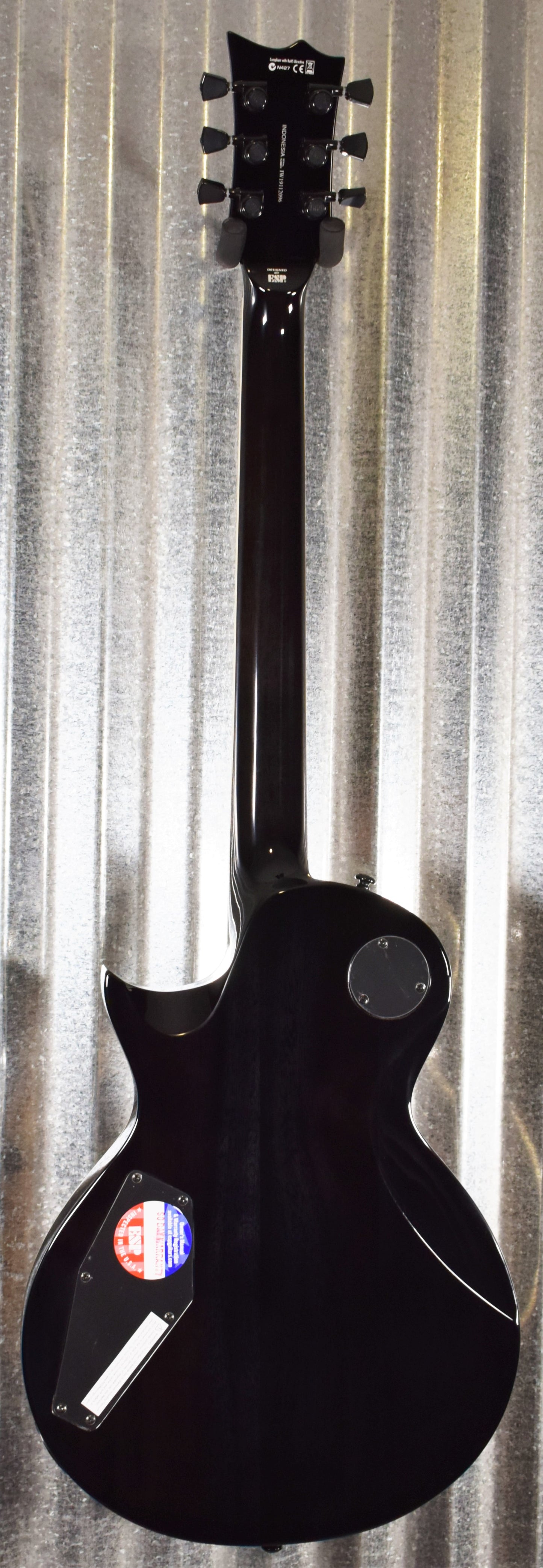 ESP LTD EC-1000 Black Natural Burst Seymour Duncan Guitar EC1000BPBLKNB #2096 Demo