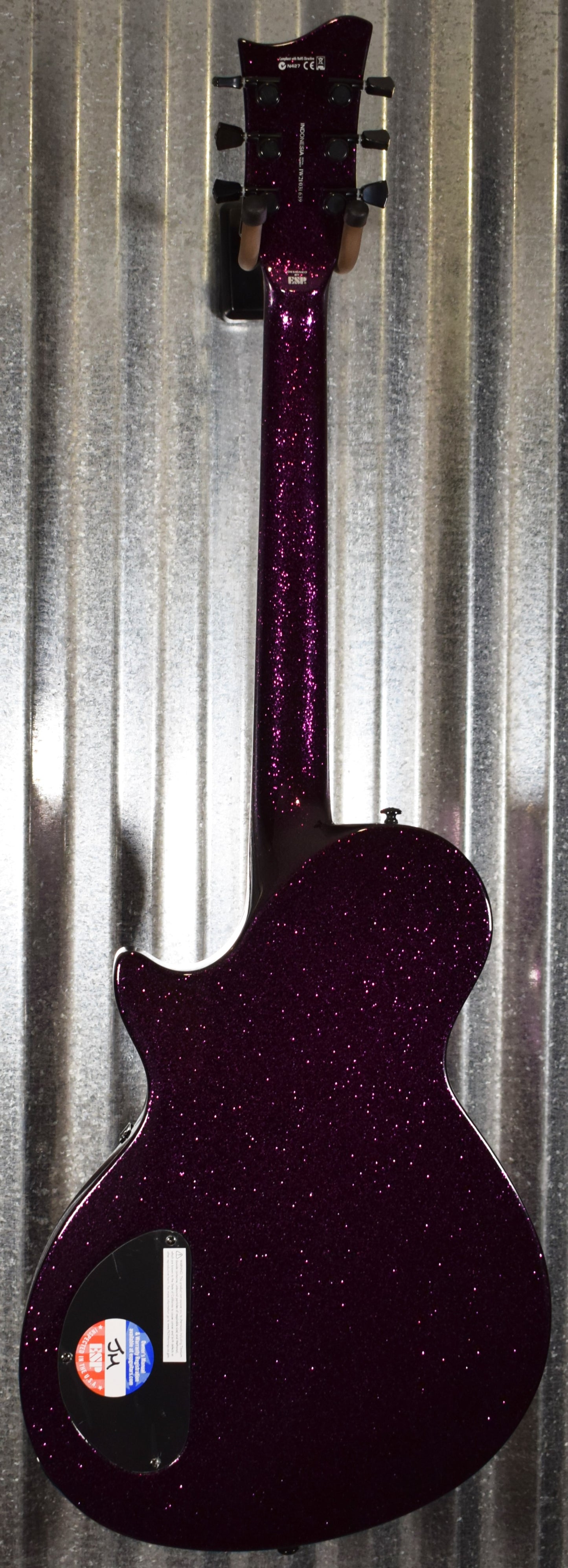 ESP LTD PS-1000 Purple Sparkle Semi Hollow Guitar XPS1000PSP #1639