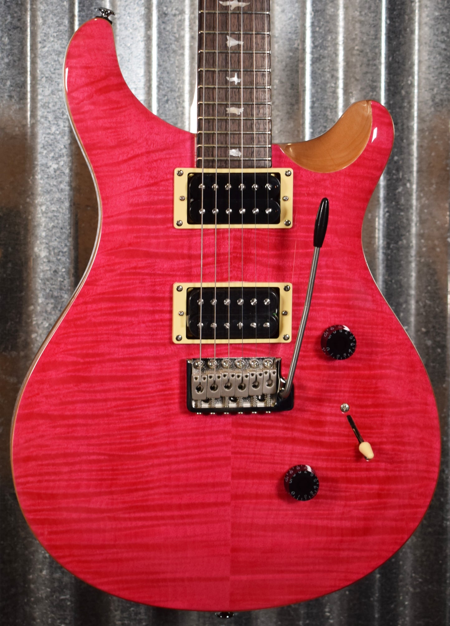 PRS Paul Reed Smith SE Custom 24 Bonnie Pink Guitar & Bag #6436