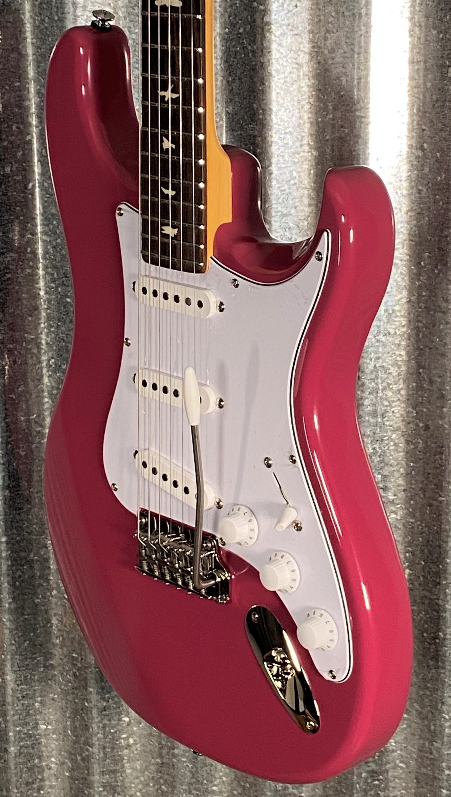 PRS Paul Reed Smith SE Silver Sky Dragon Fruit Guitar & Bag #0424