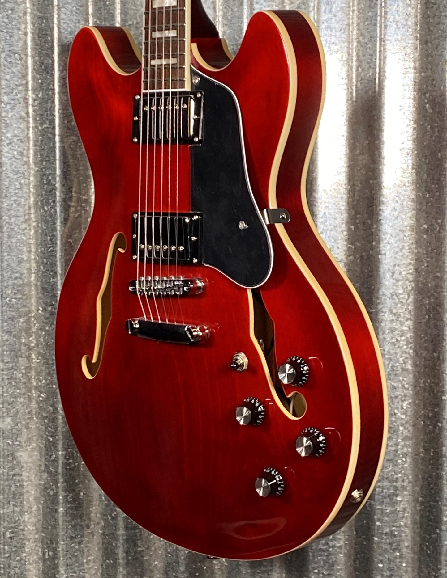 Westcreek 333 Semi Hollow Body 335 Transparent Red #0128 Used