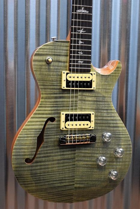 PRS Paul Reed Smith SE Zach Myers Semi Hollow Trampas Green Guitar & Bag #7653