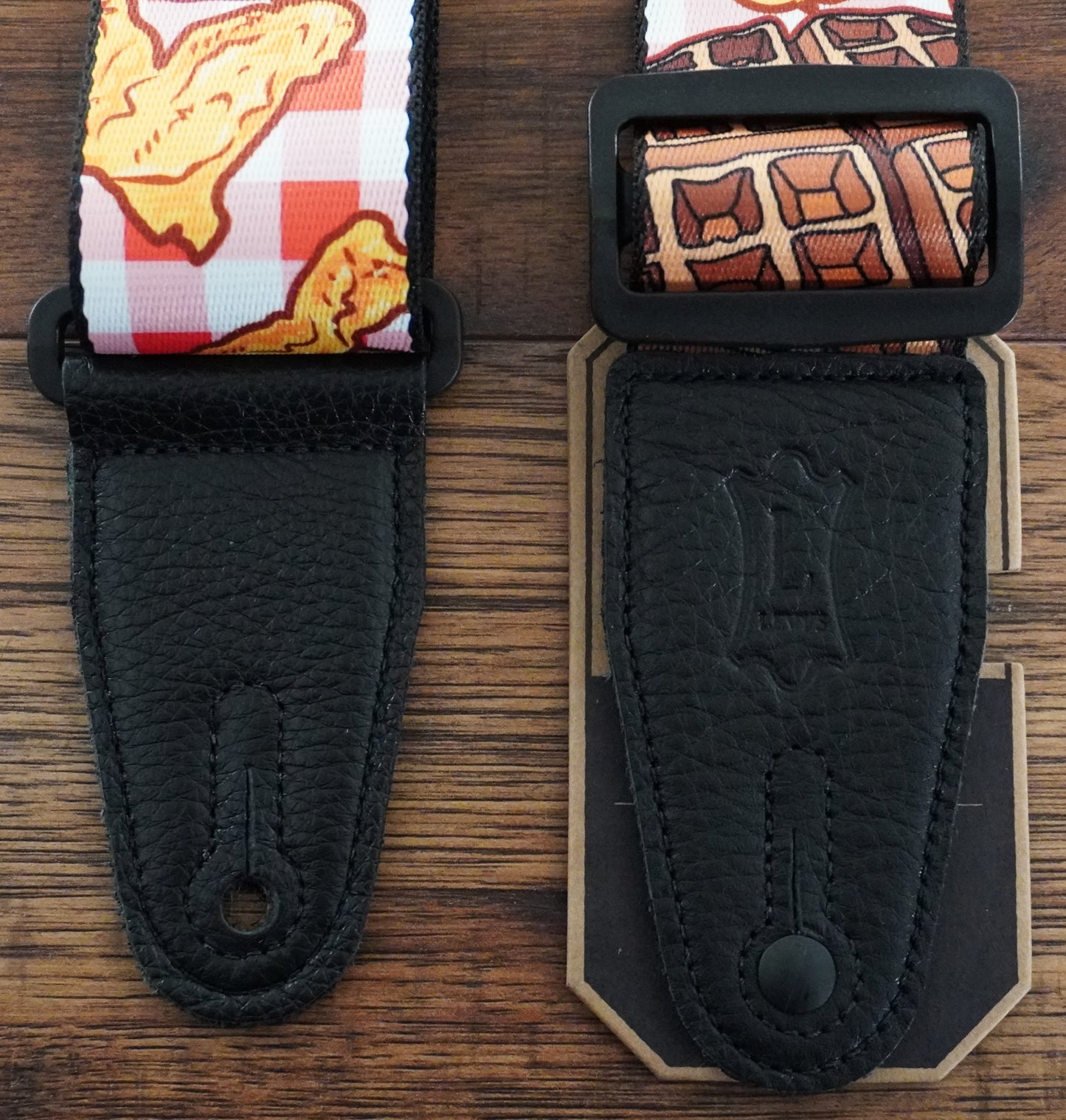 Levy's MPD2-118 2” Polyester Guitar Bass Strap with Chicken & Waffles Motif