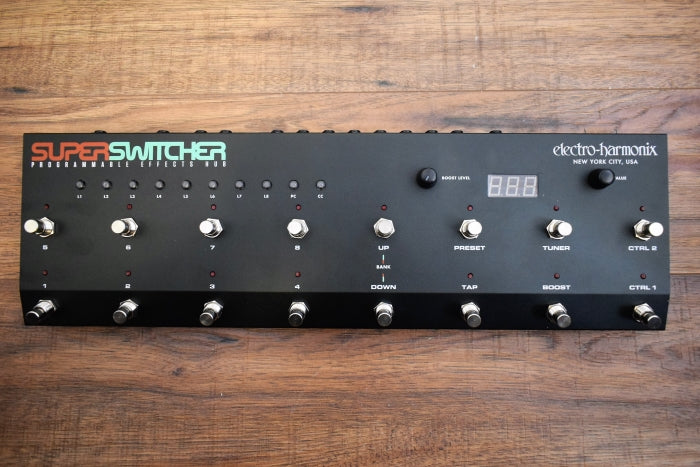 Electro-Harmonix EHX Super Switcher Programmable Effect Pedal Pedalboard Hub