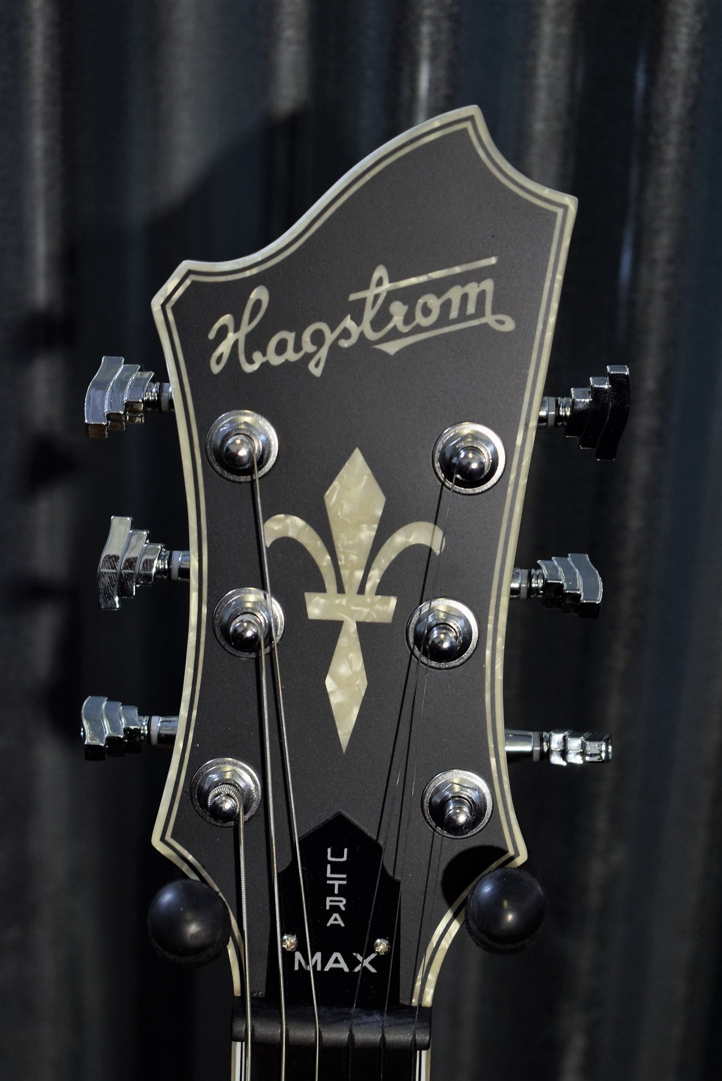 Hagstrom Ultra Max Milky Mandarin Satin Guitar ULMAX-MMD #0215 Demo