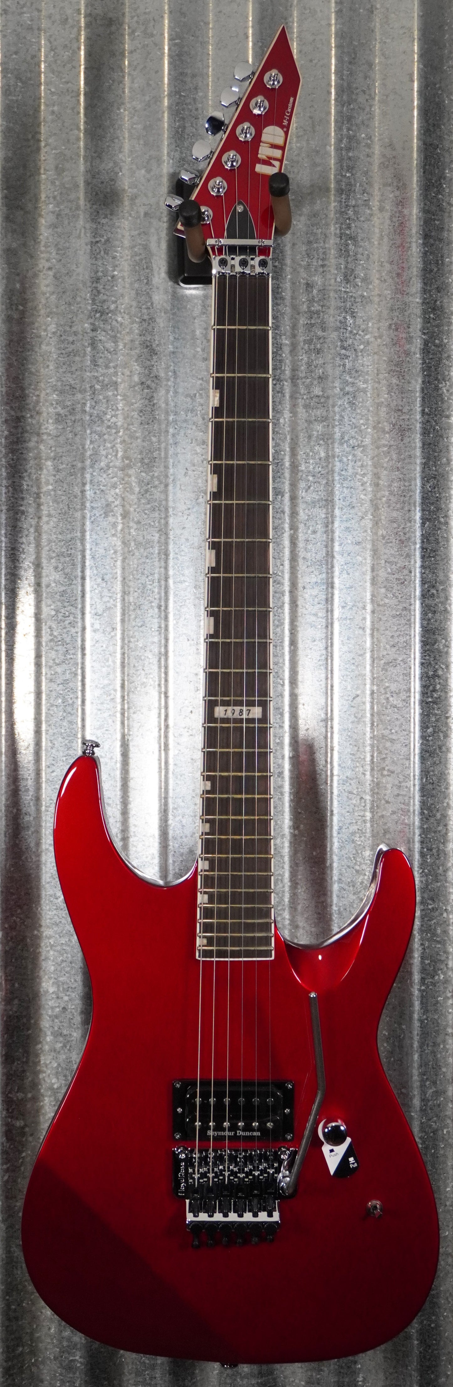 ESP LTD M-1 Custom '87 Candy Apple Red Seymour Duncan Guitar LM1CTM87CAR #1550