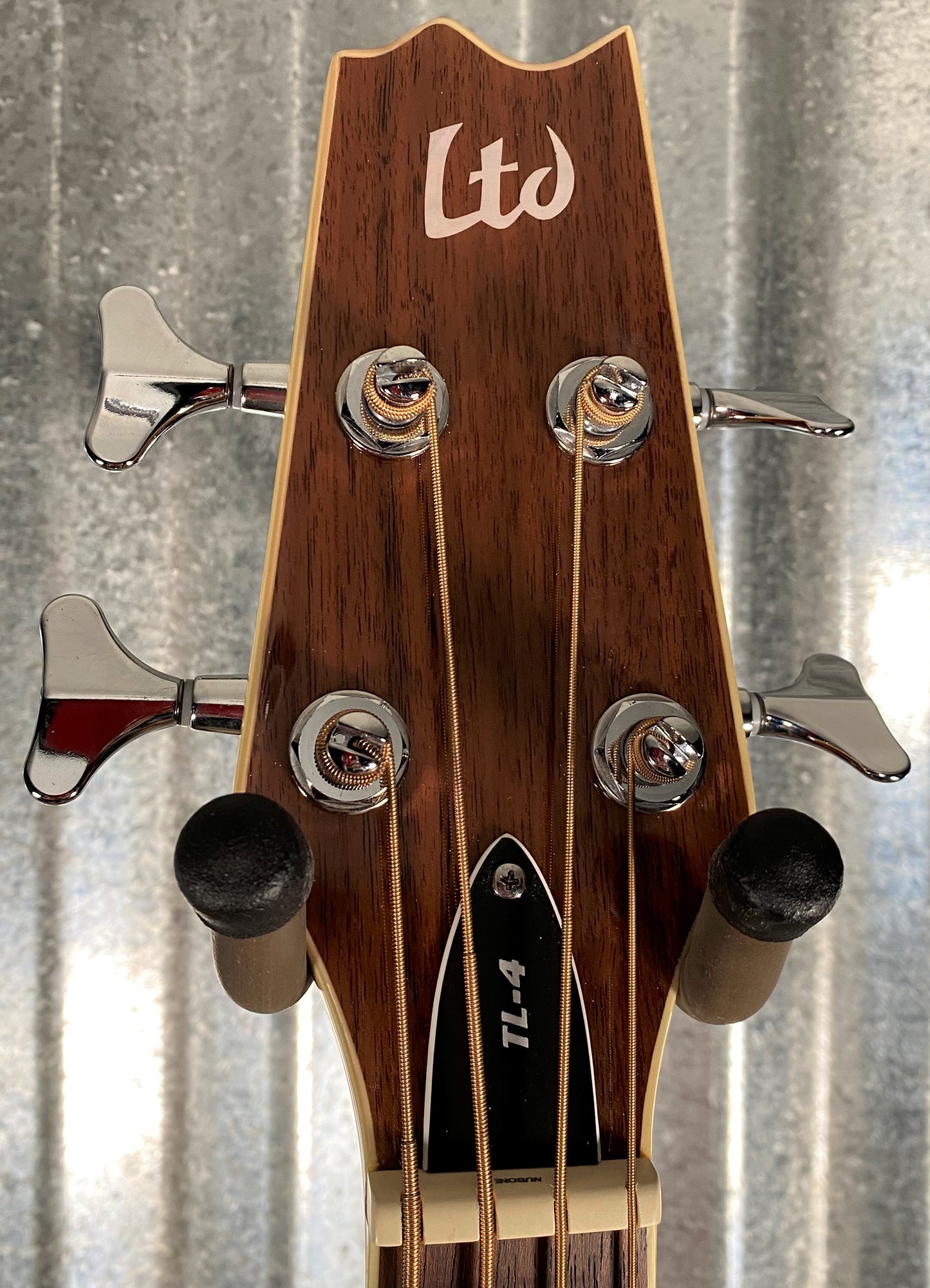 ESP LTD TL-4 Natural 4 String Thinline Acoustic Electric Bass LTL4NAT #2376