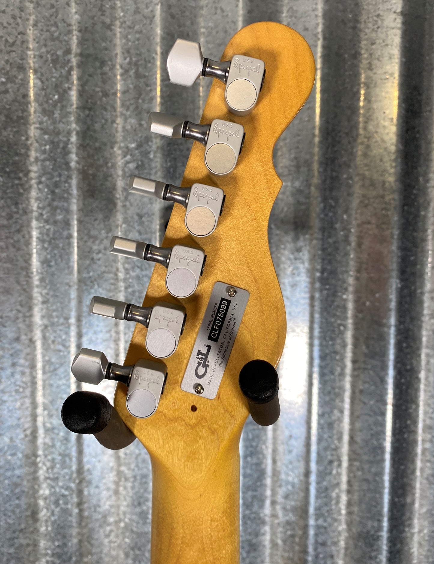 G&L USA 2015 Custom ASAT Classic Alnico Butterscotch Blonde Left Hand Guitar & Bag #5099 Used