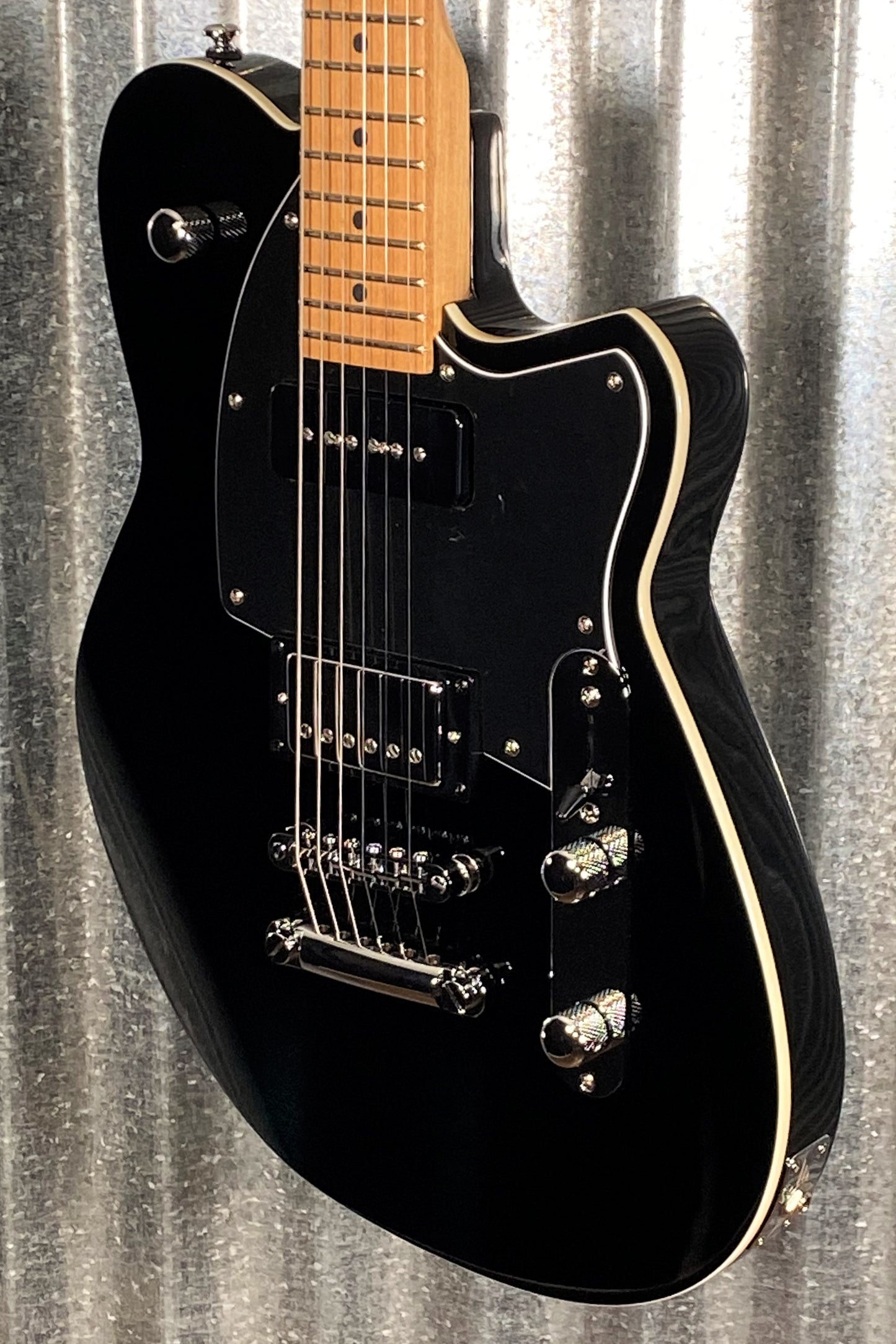 Reverend Guitars Double Agent OG Midnight Black Guitar Blem #0333