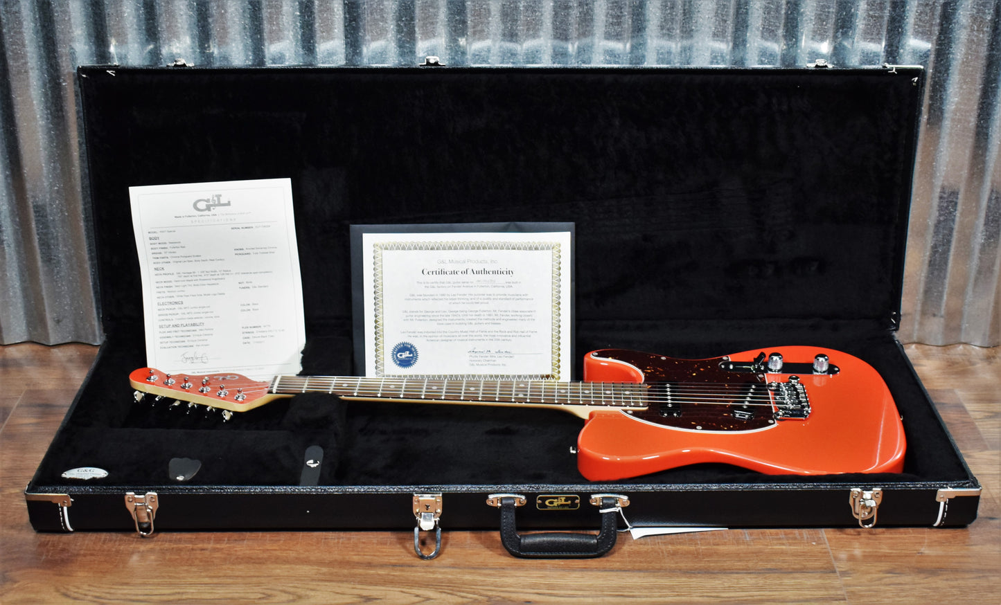 G&L USA ASAT Special Fullerton Red Guitar & Case 2017 #6306