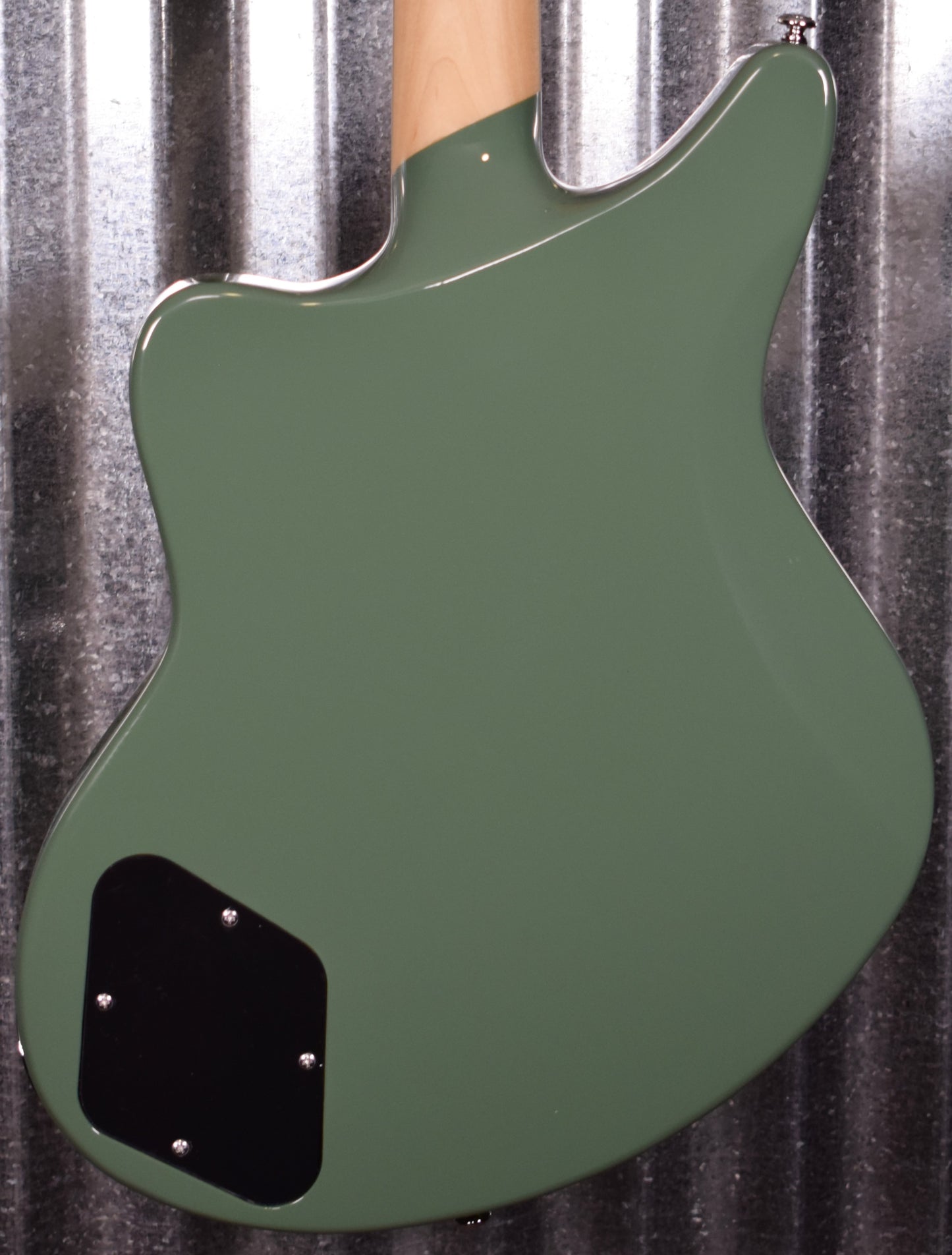 D'Angelico Premier Bedford Offset Stop Bar Army Green Guitar & Bag #2374