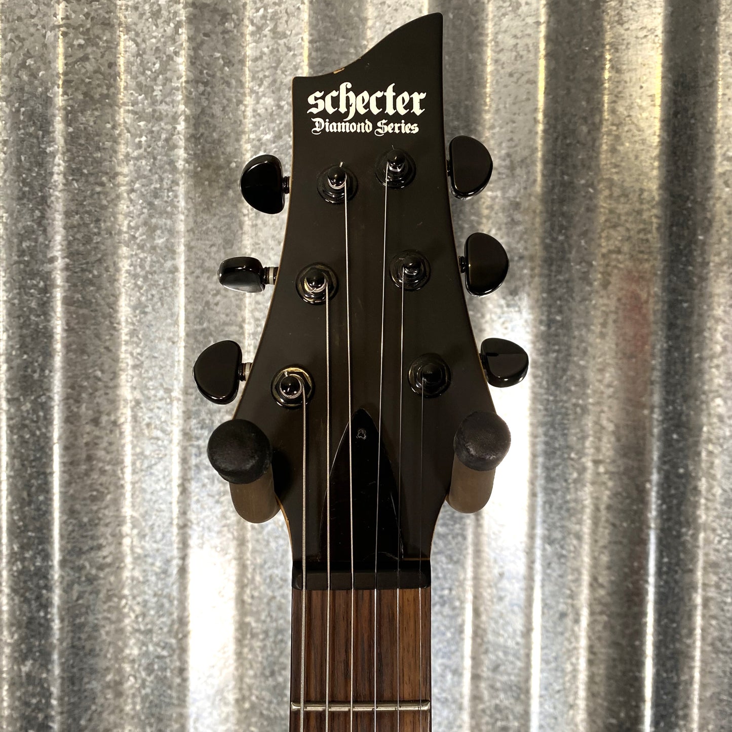Schecter Diamond Series Omen-6 Walnut Satin Guitar #0223 Used