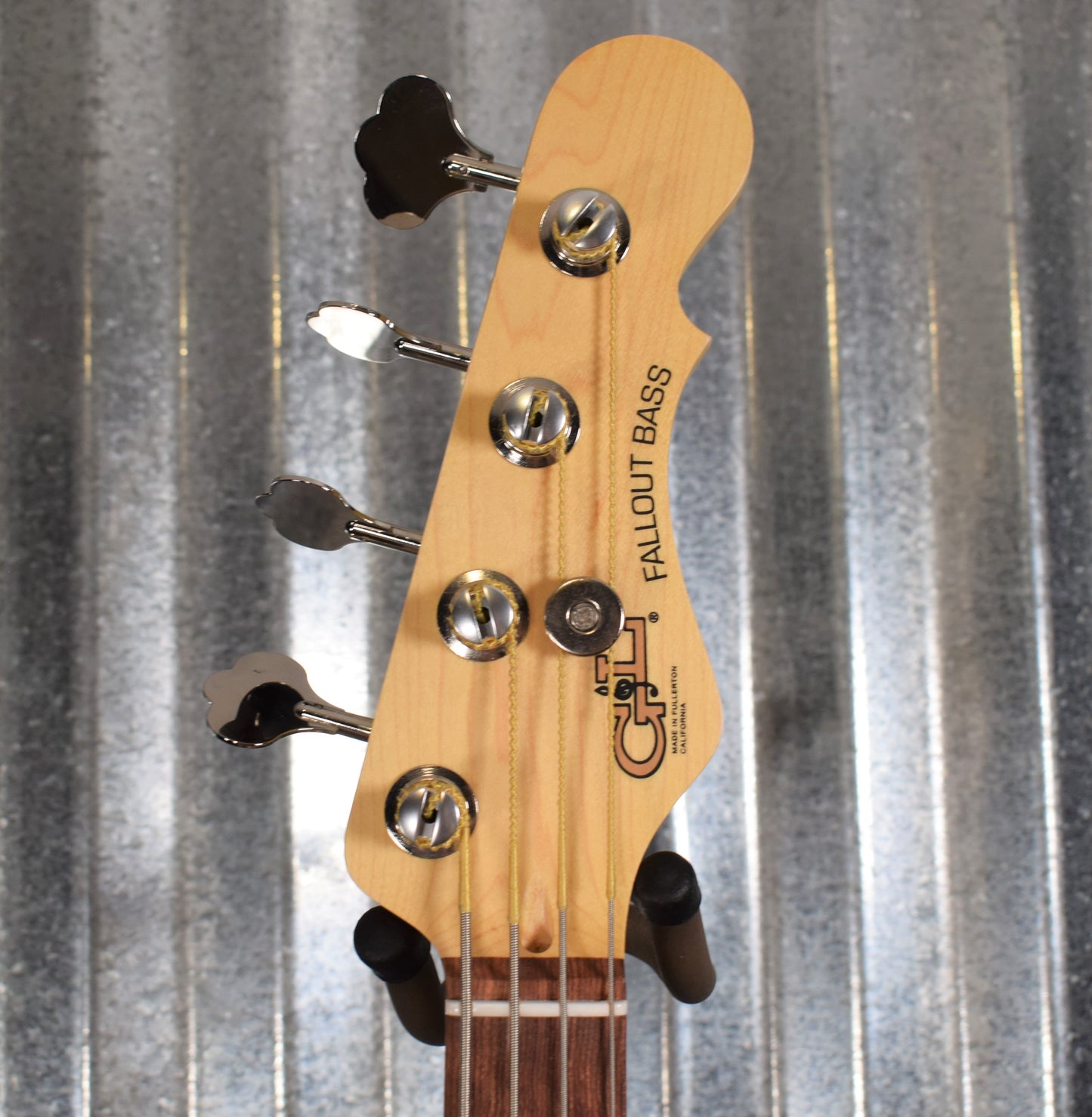 G&L USA Fullerton Deluxe Fallout 4 String Short Scale Bass Shell Pink & Bag #5181
