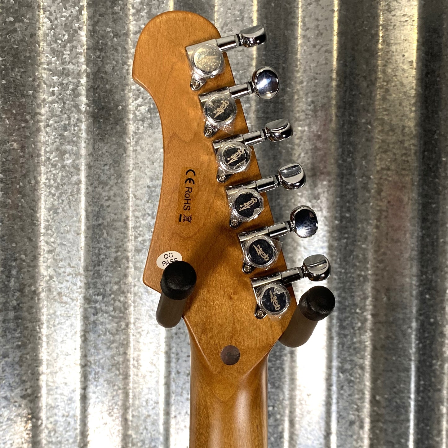 Jet JS500RDS HH Strat Style Guitar Bound Red Sparkle Blem #0008