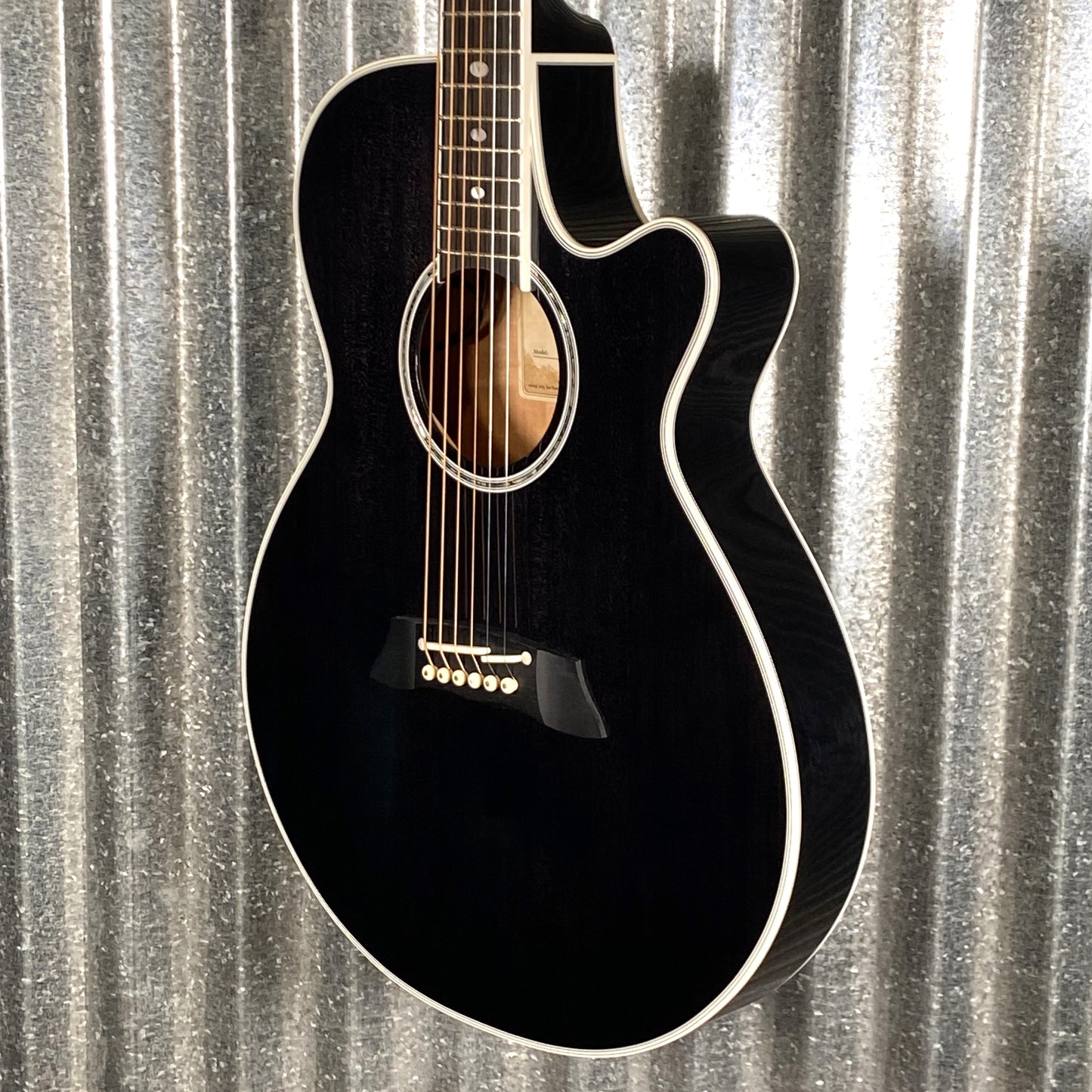 Takamine TSP158C SBL Thinline Acoustic Electric See Thru Black Guitar & Case Japan #0084 Used