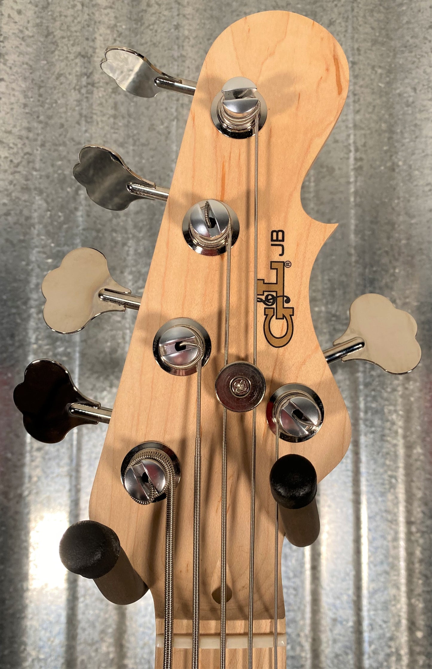 G&L USA JB-5 5 String Jazz Bass Butterscotch Blonde & Case JB5 #2134