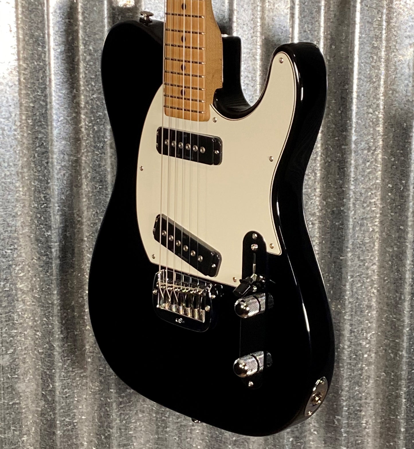 G&L USA ASAT Special Jet Black Guitar & Bag #5179 Used