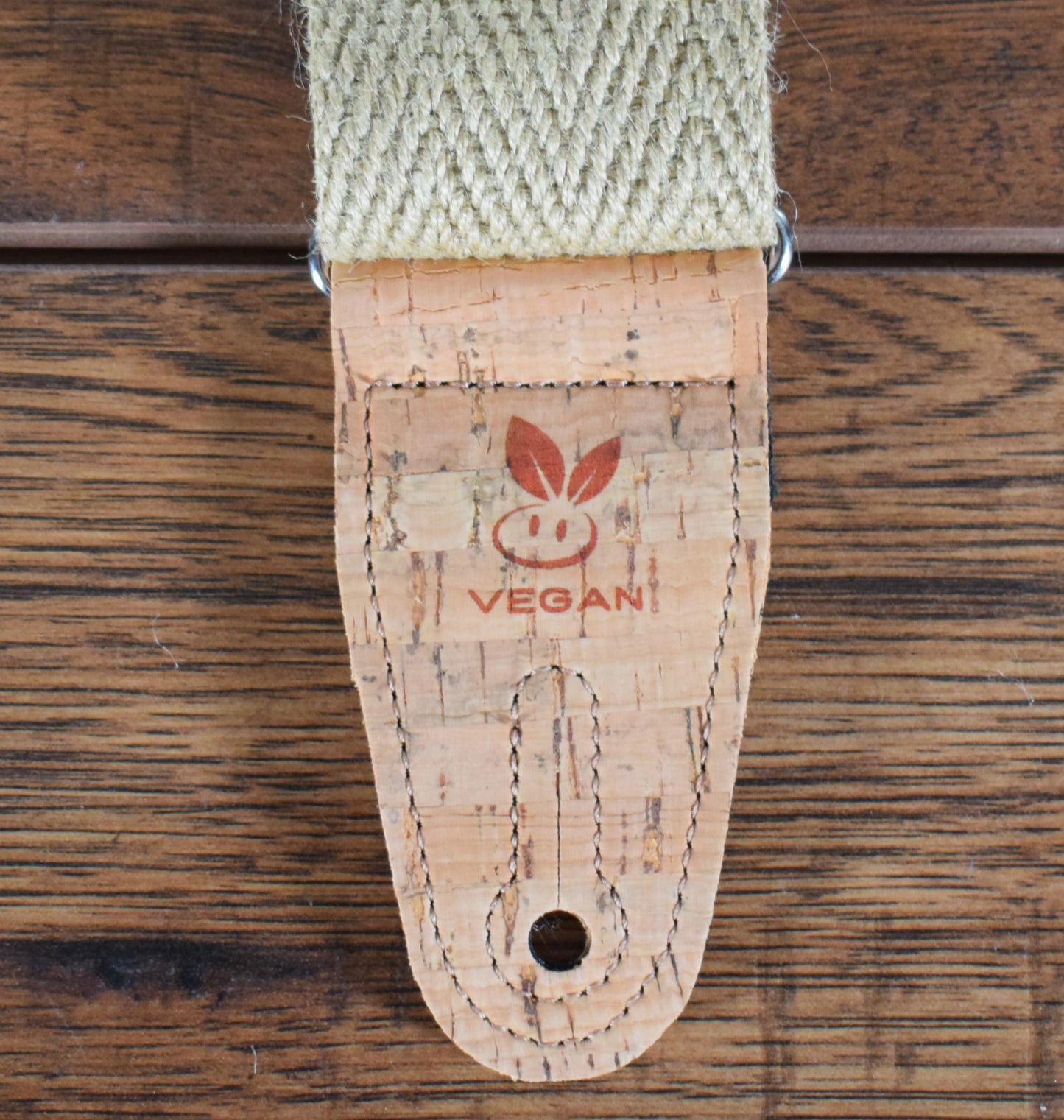 Levy's MH8P-008 2" Hemp Vegan Guitar Bass Strap Printed Rosa Pink Red