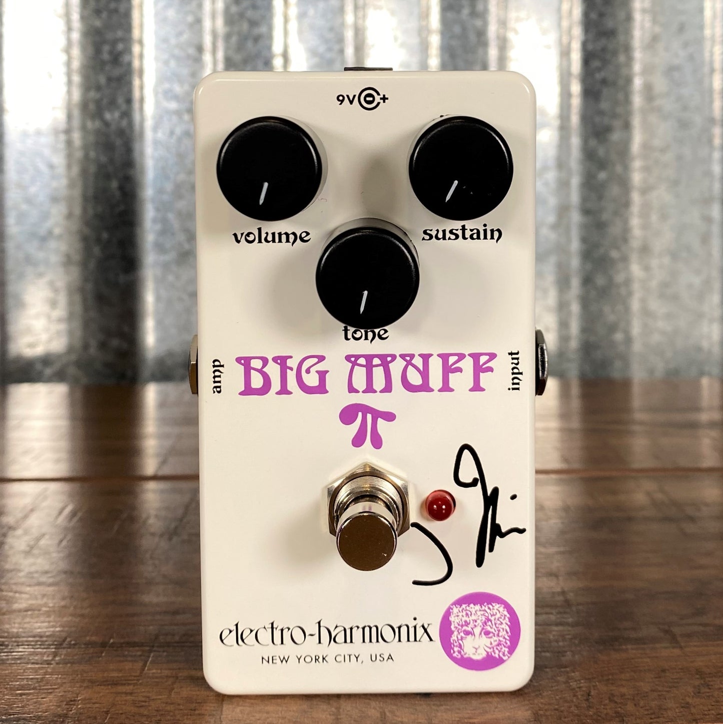 Electro-Harmonix EHX J Mascis Ram's Head Big Muff Pi Fuzz Sustainer Guitar Effect Pedal