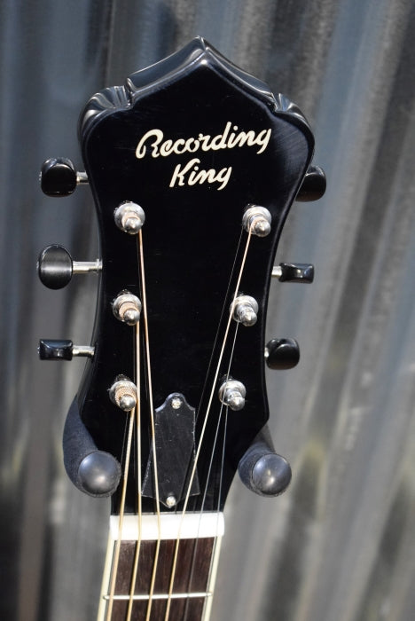Recording King Maxwell RR-36-VS Vintage Sunburst Resonator Acoustic Guitar #1