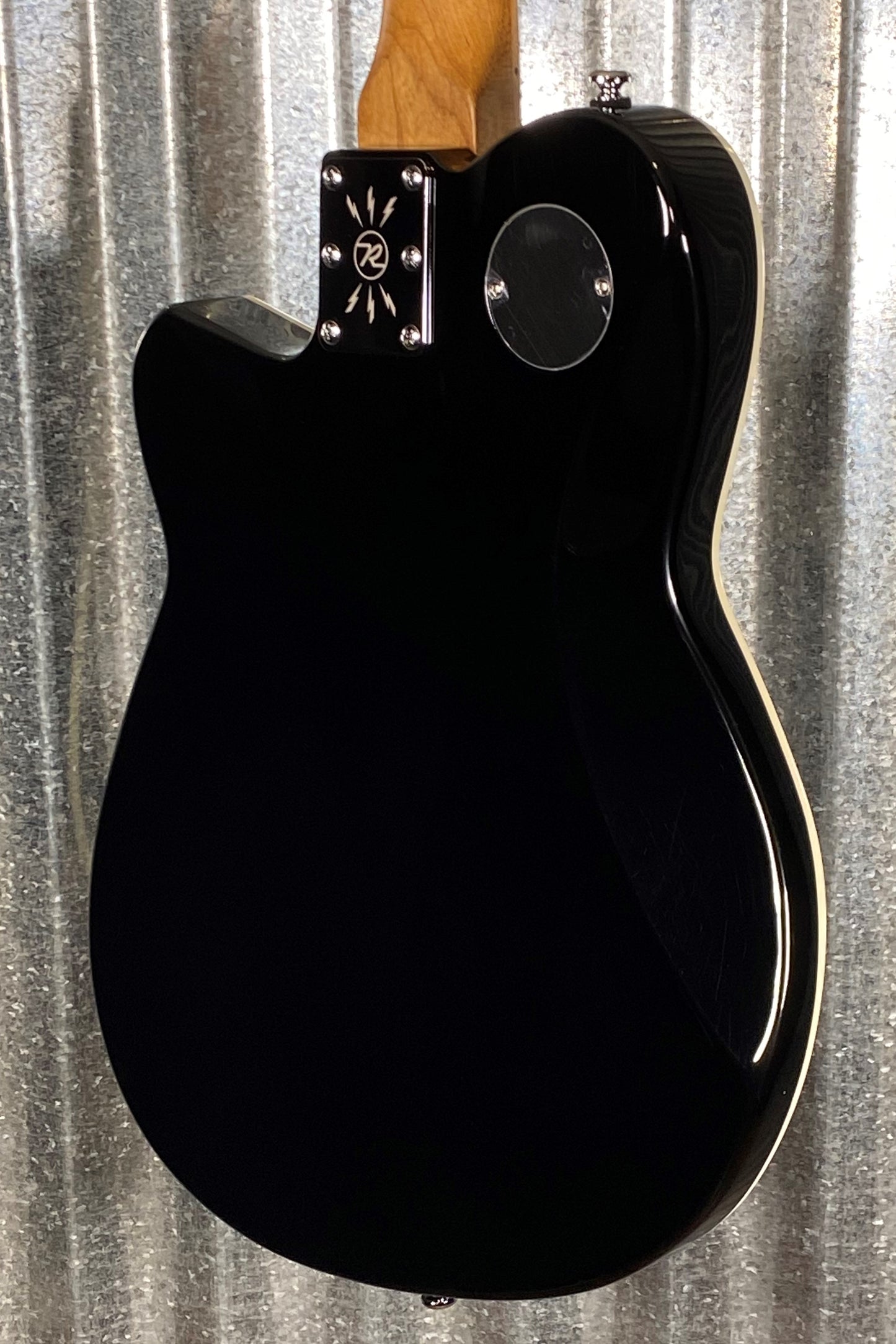 Reverend Double Agent OG Midnight Black Guitar #0978 B Stock