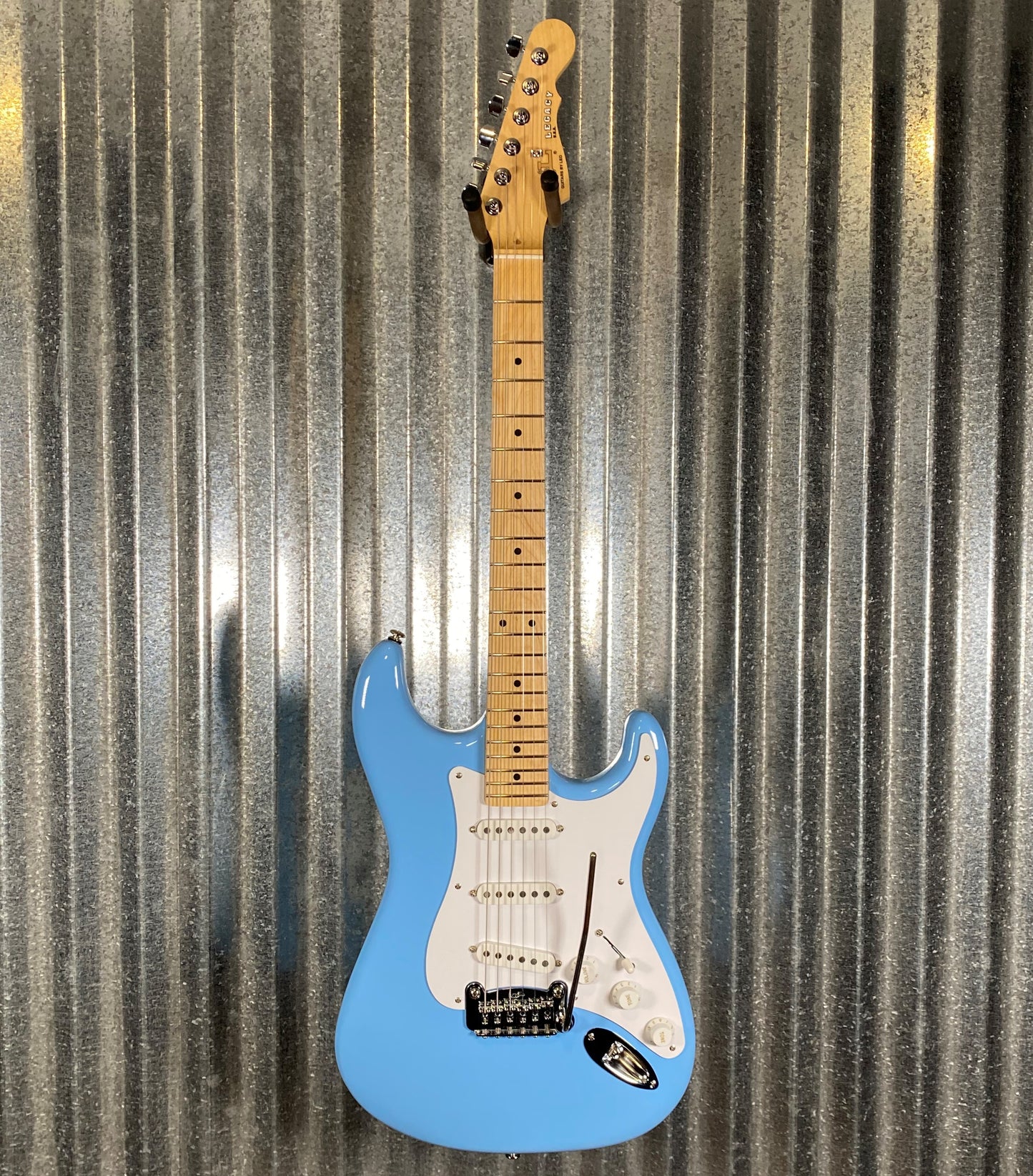 G&L USA 2023 Custom Legacy Himalayan Blue Electric Guitar & Bag #1016 Used