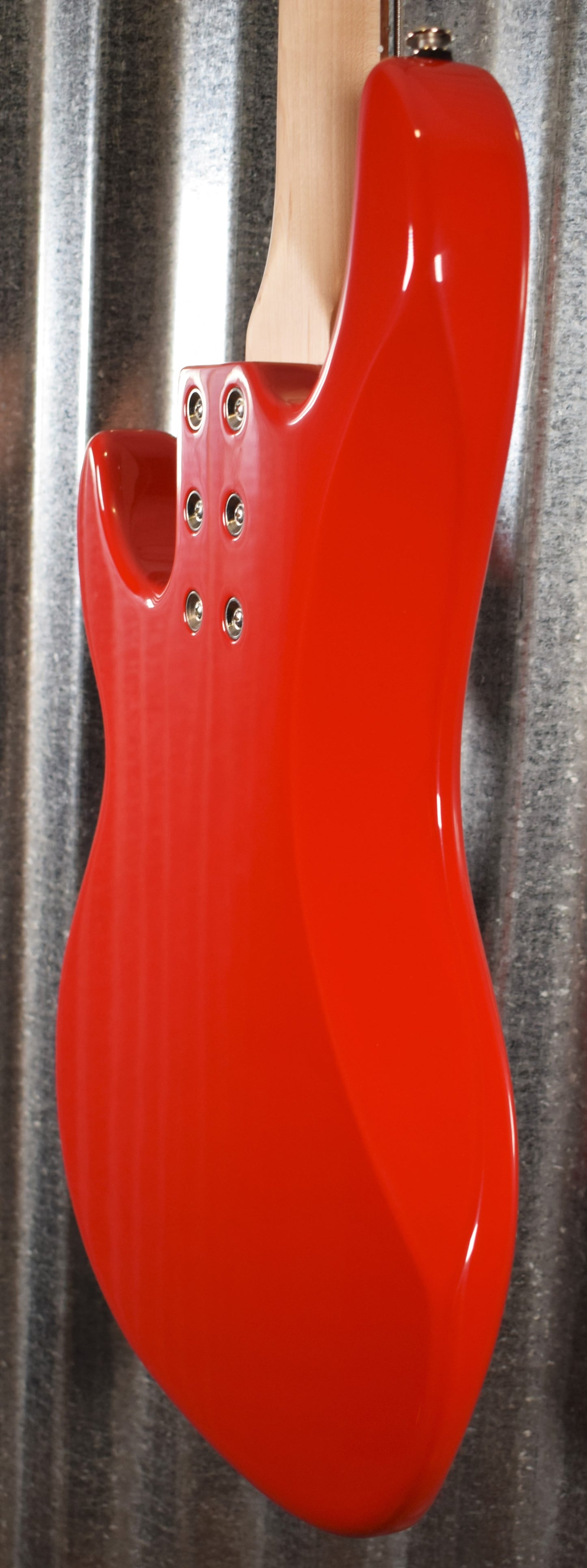 G&L USA Kiloton 5 String Bass Rally Red & Case #4168