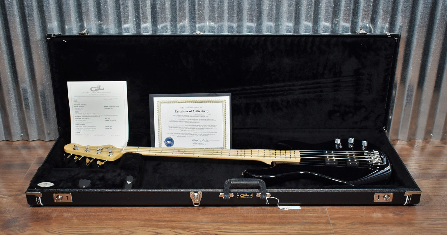 G&L USA L-2000 Galaxy Black Bass & Case L2000 2019 #2073