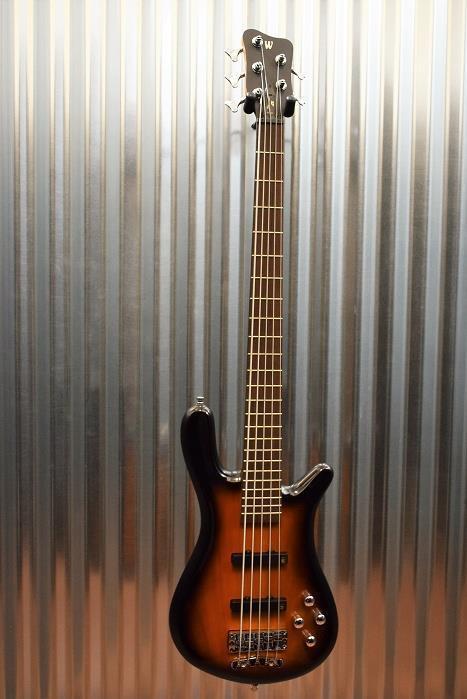 Warwick German Pro Series Streamer LX 5 String Bass Vintage Sunburst & Bag #9816