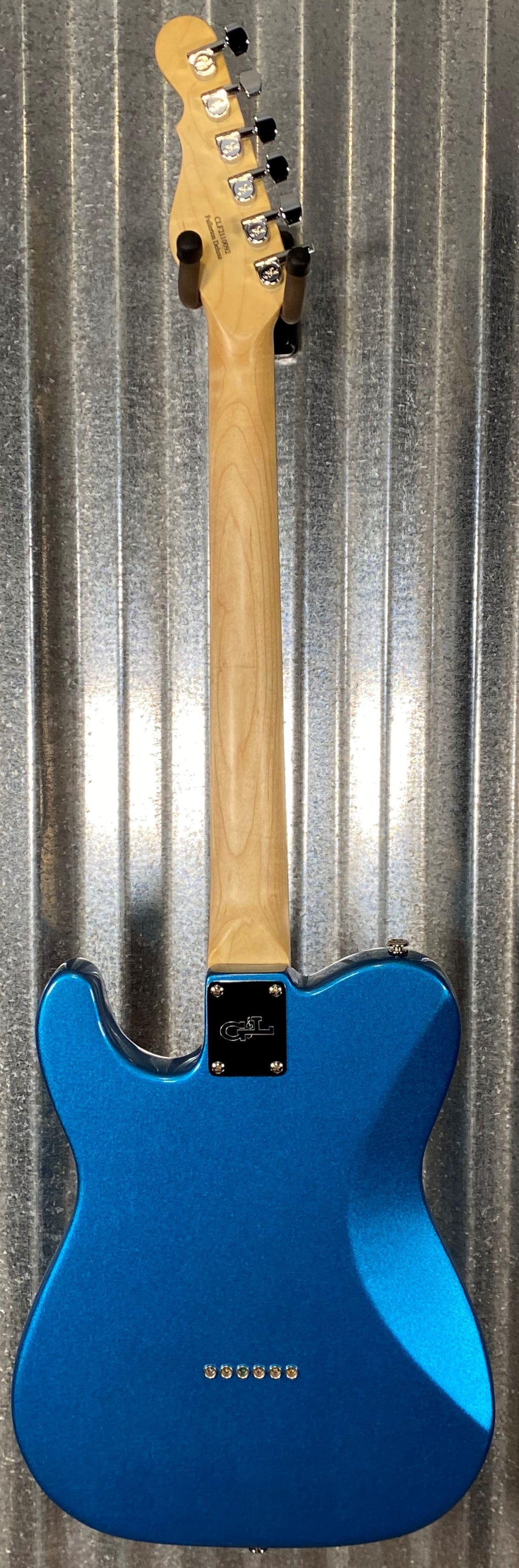 G&L USA Fullerton Deluxe ASAT Classic Lake Placid Blue Guitar & Bag #0092