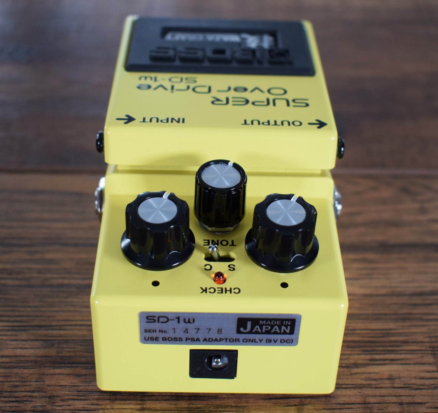 Boss SD-1W Waza Craft Super Overdrive Guitar Effect Pedal