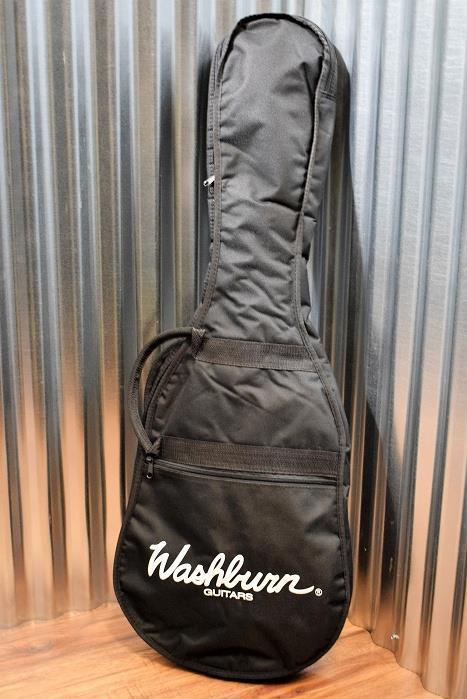 Washburn WIDLXSPLTD Spalted Maple Original Idol Guitar Trans Brown & Bag #174