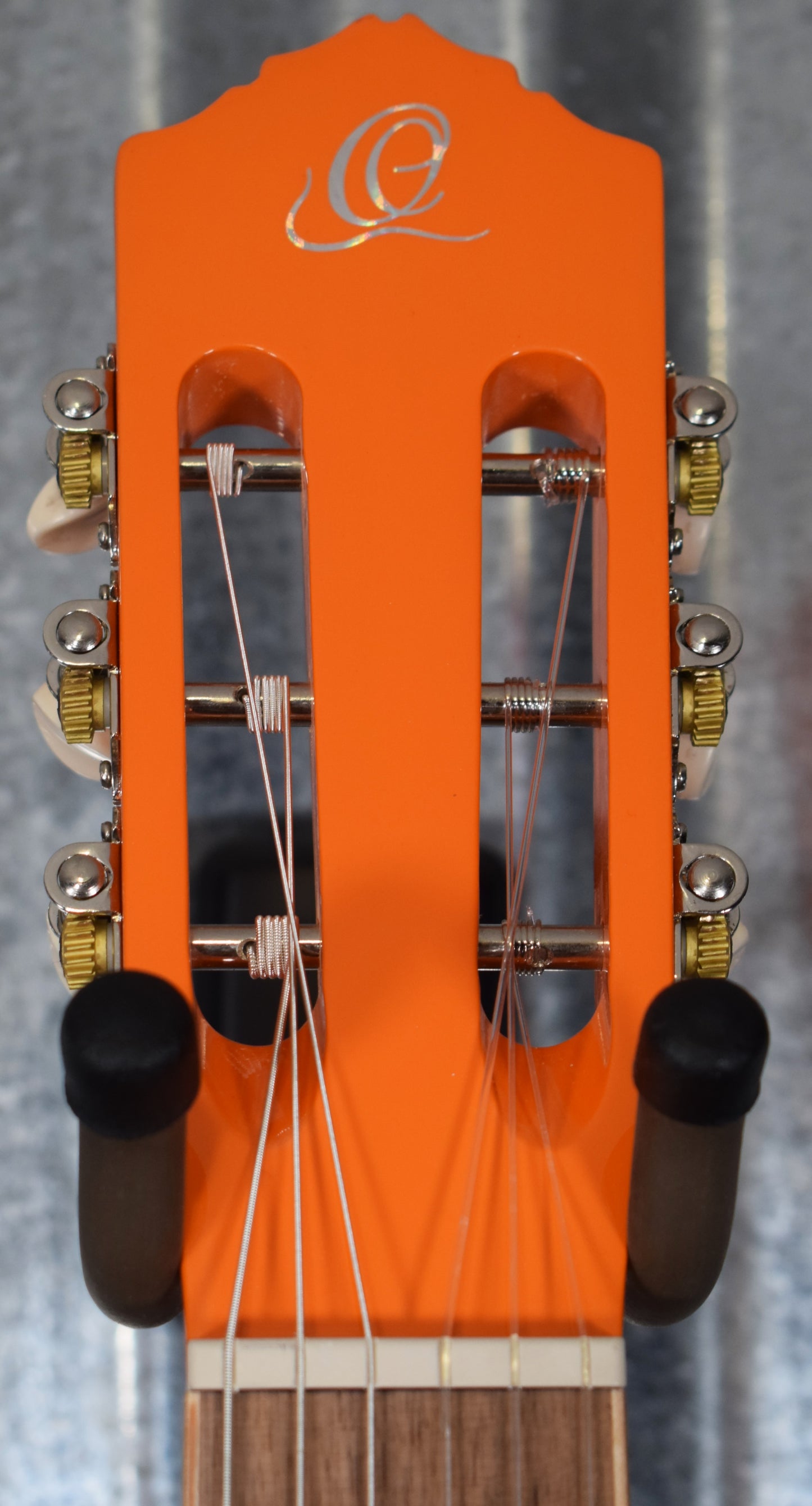 Ortega RGA-ORG Gaucho Acoustic Nylon String Parlor Orange Guitar & Bag #0039