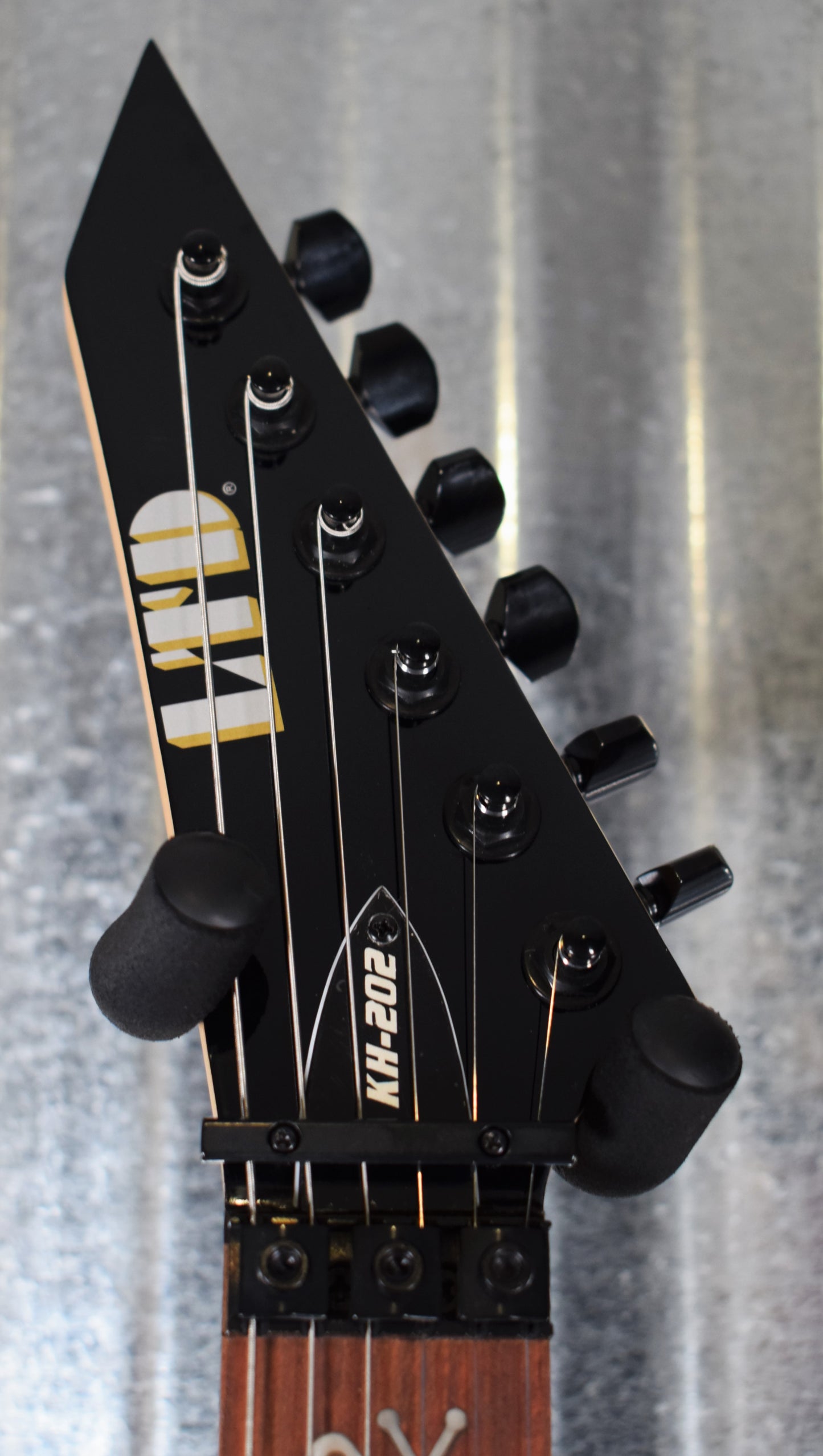 ESP LTD KH-202 Kirk Hammett Signature Gloss Black Guitar KH202 #0454 Demo