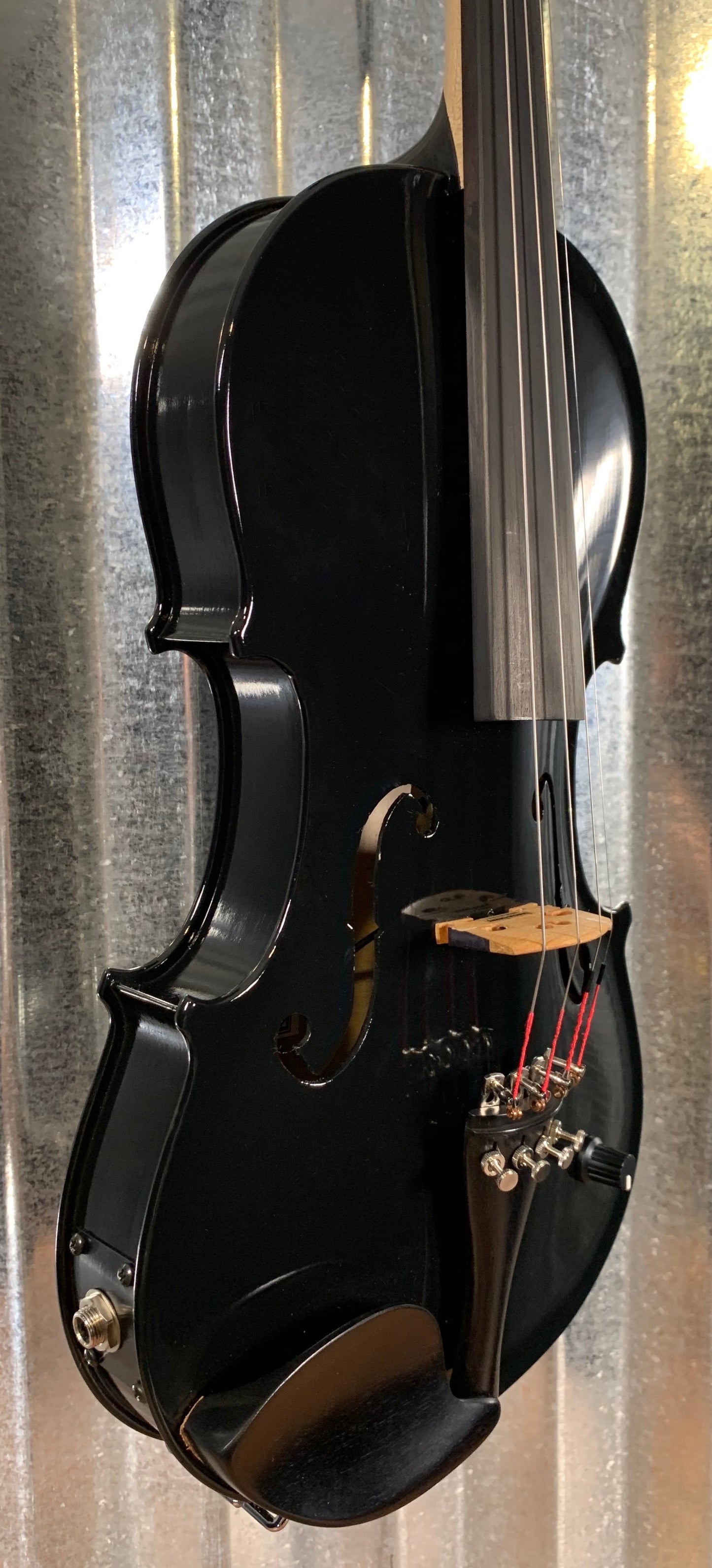 Barcus Berry Vibrato AE Violin Acoustic Electric Black with Case #1219 Used