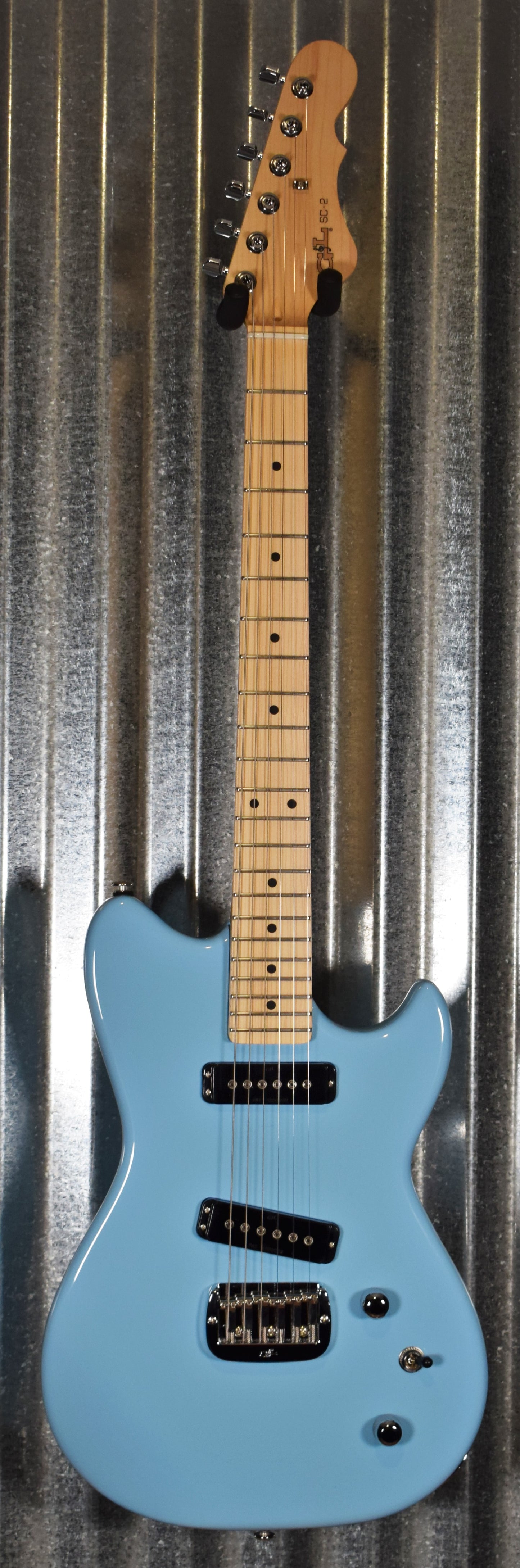 G&L USA SC-2 Himalayan Blue Guitar & Bag #5252