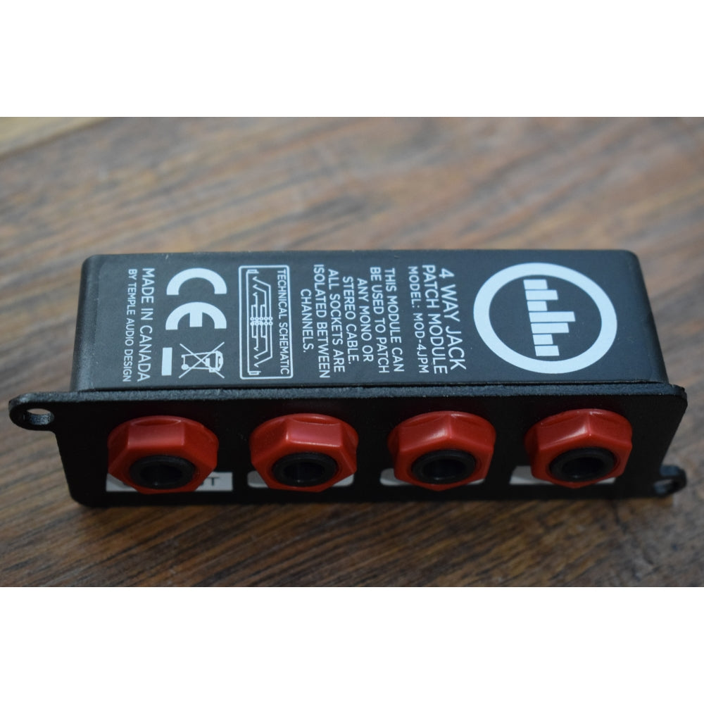 Temple Audio Design Pedalboard Isolated TRS Patchbay Module MOD-4JPM Demo
