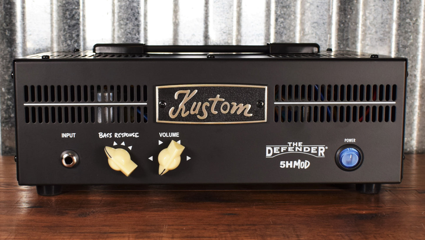 Kustom Amplification Defender 5HMOD 5 Watt All Tube Guitar Amplifier Head Demo