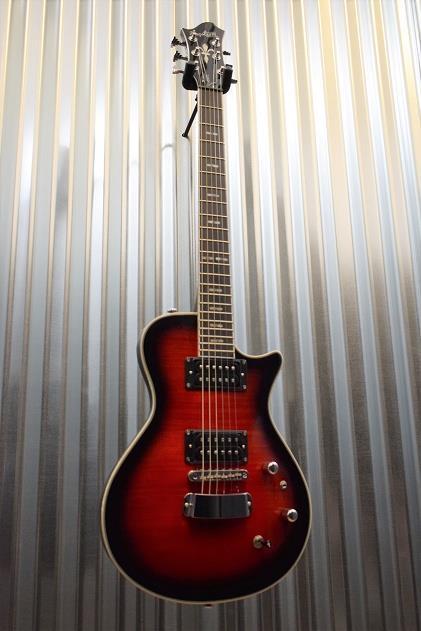 Hagstrom Ultra Swede ULSWE-BGB Burgundy Burst Electric Guitar & Bag #556