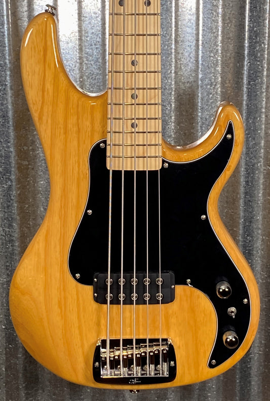 G&L USA Kiloton 5 String Natural Bass & Case #6403
