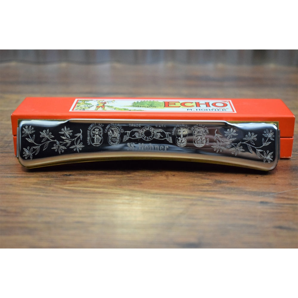 Hohner 1496 Echo 48 Hole Octave Tuned Harmonica Harp 1496/48 M1496017 Key of C
